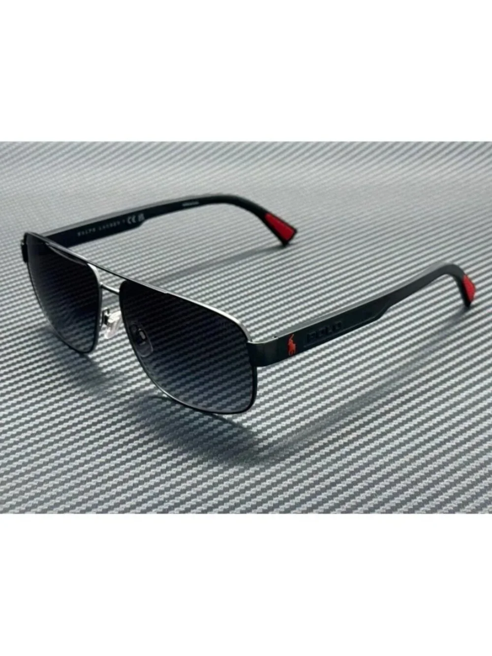 New Polo Ralph Lauren Men Dark Gunmetal Sunglasses -13-150